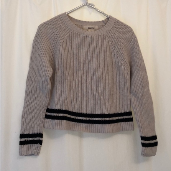 Andrea Jovine Sweaters - Workshop Andrea Jovine Beige Crop Sweater